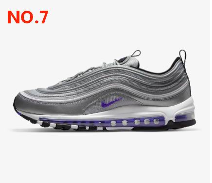 Nike Air Max 97 Womens Shoes Silver Purple;